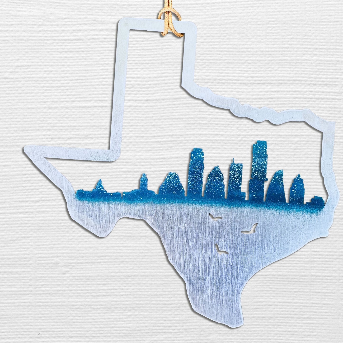 A Night in ATX Card and Austin Skyline Ornament - Authenticaa