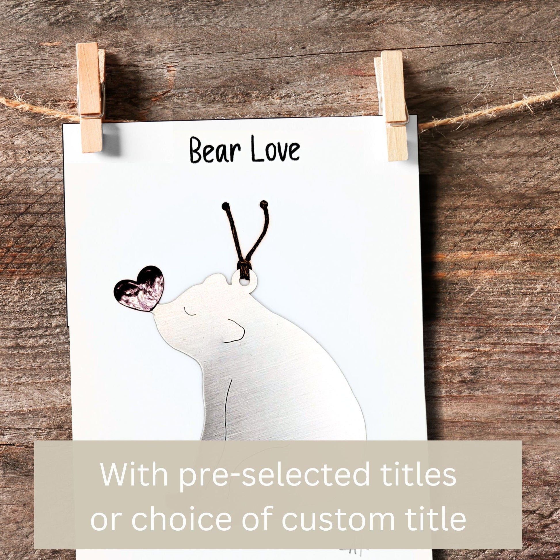 Bear Love Ornament - Authenticaa