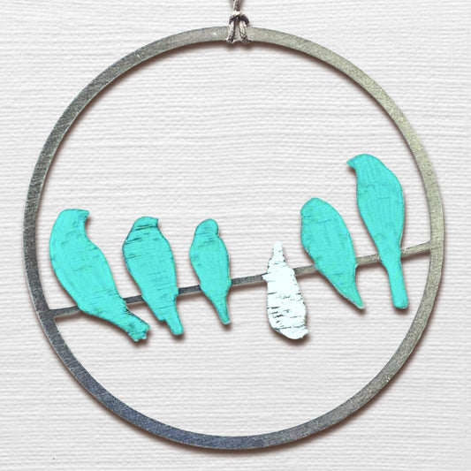 Birds on a wire ornament - Authenticaa