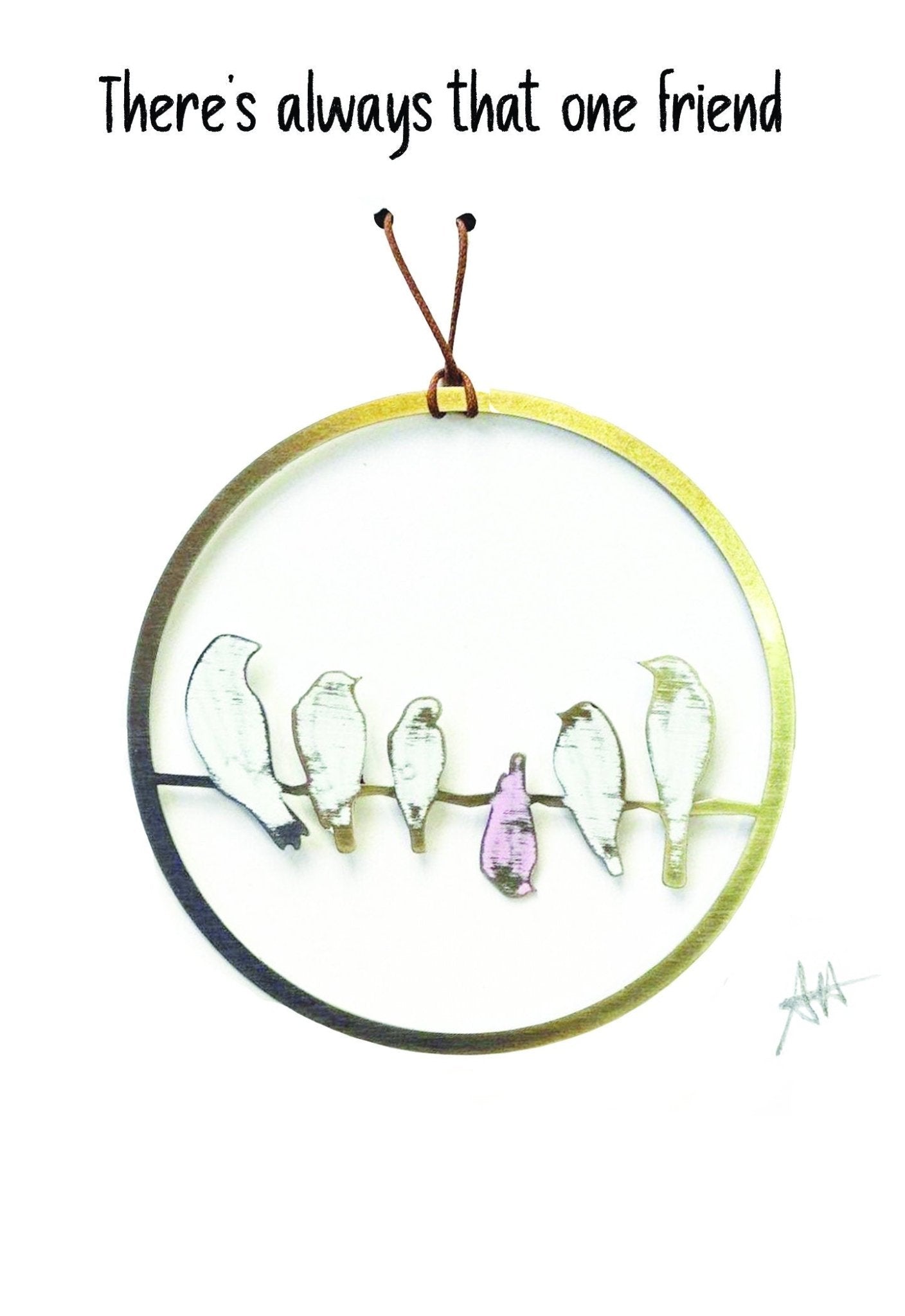 Birds on a wire ornament - Authenticaa