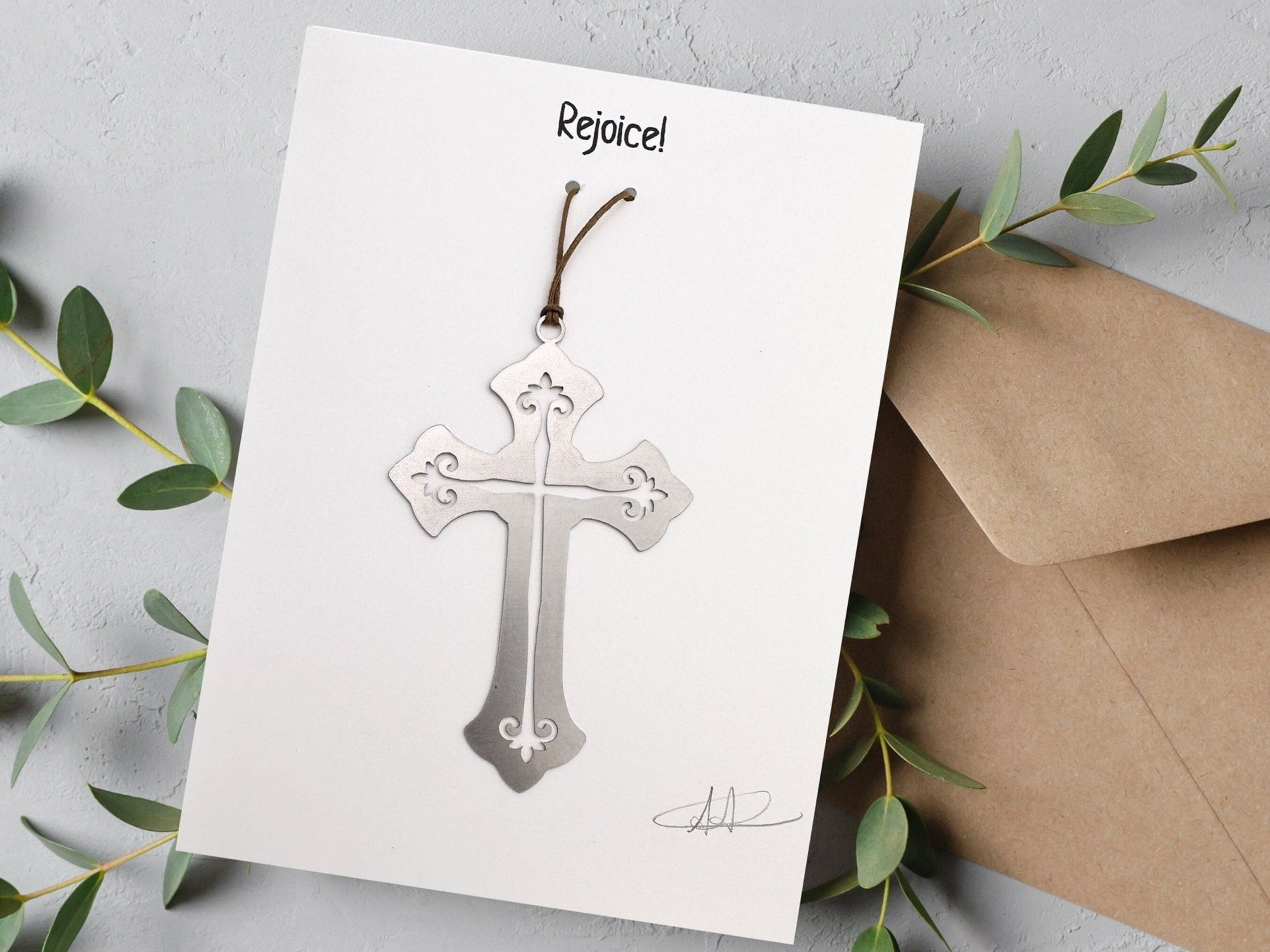 Christian Cross Ornament - Authenticaa