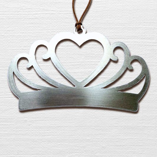 Crown ornament with optional greeting card - Authenticaa