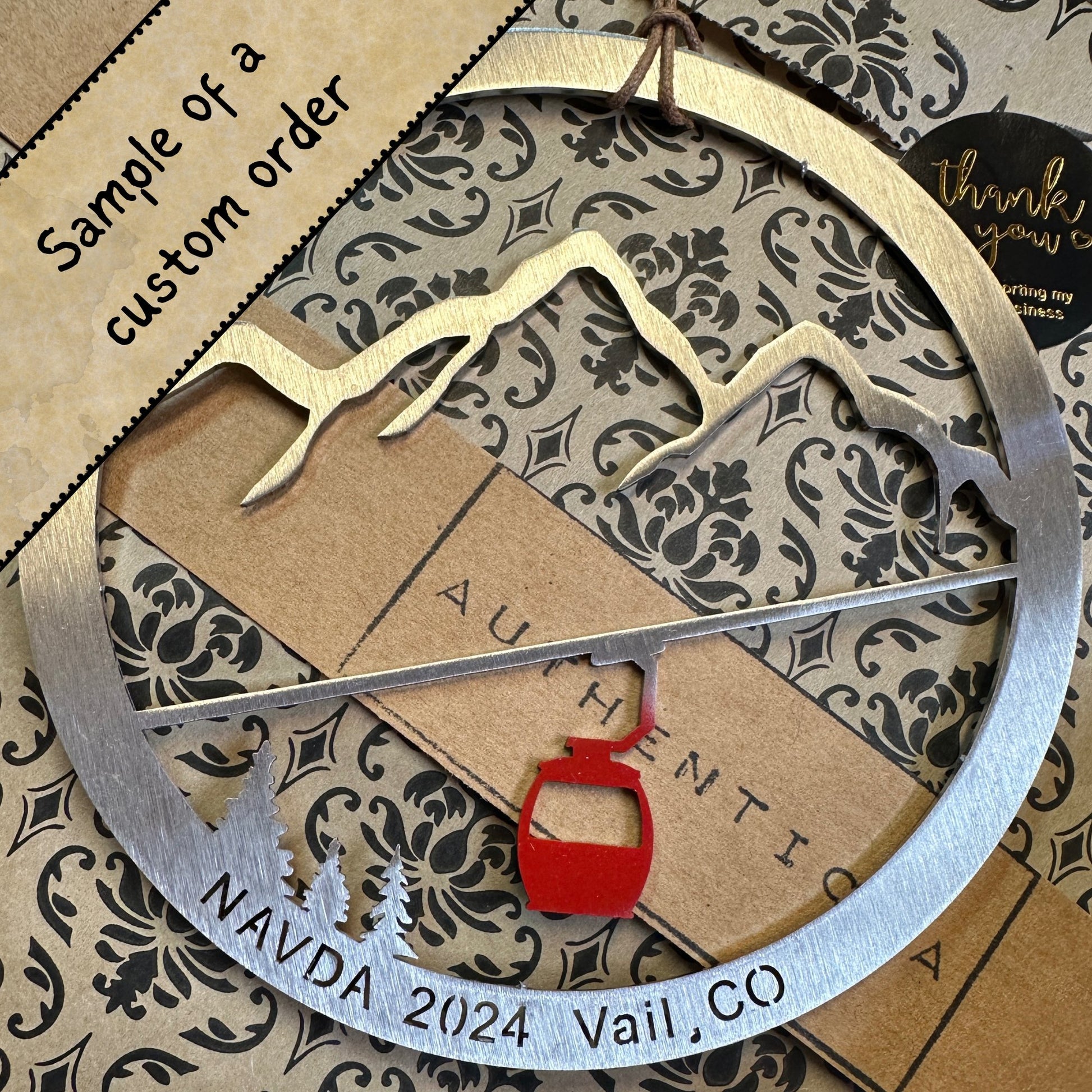 Custom Ornament Design Fee - Custom Corporate Gift - Custom Wedding gift Favor - Authenticaa