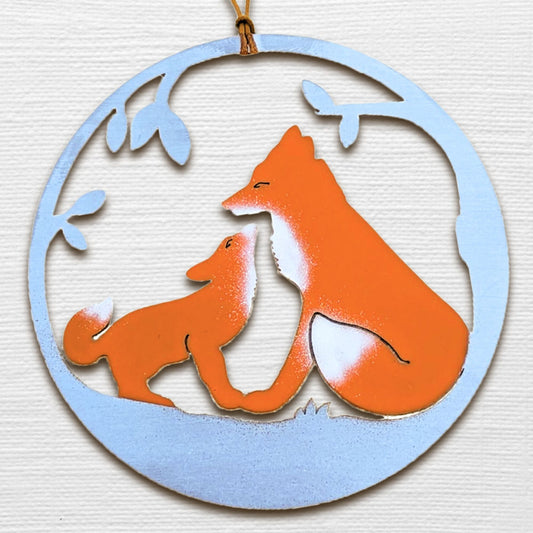 Foxes Ornament - Authenticaa