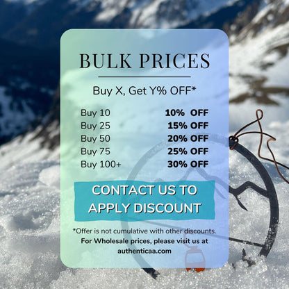 a price card for a pair of skis in the snow