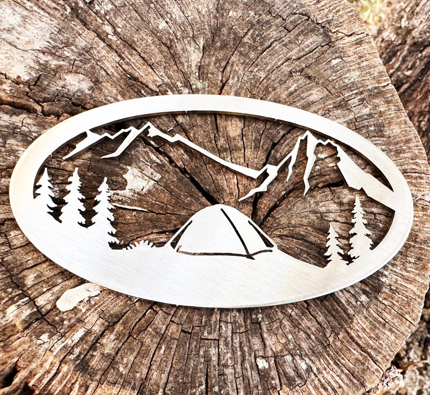 Mountain Camping Ornament - Authenticaa