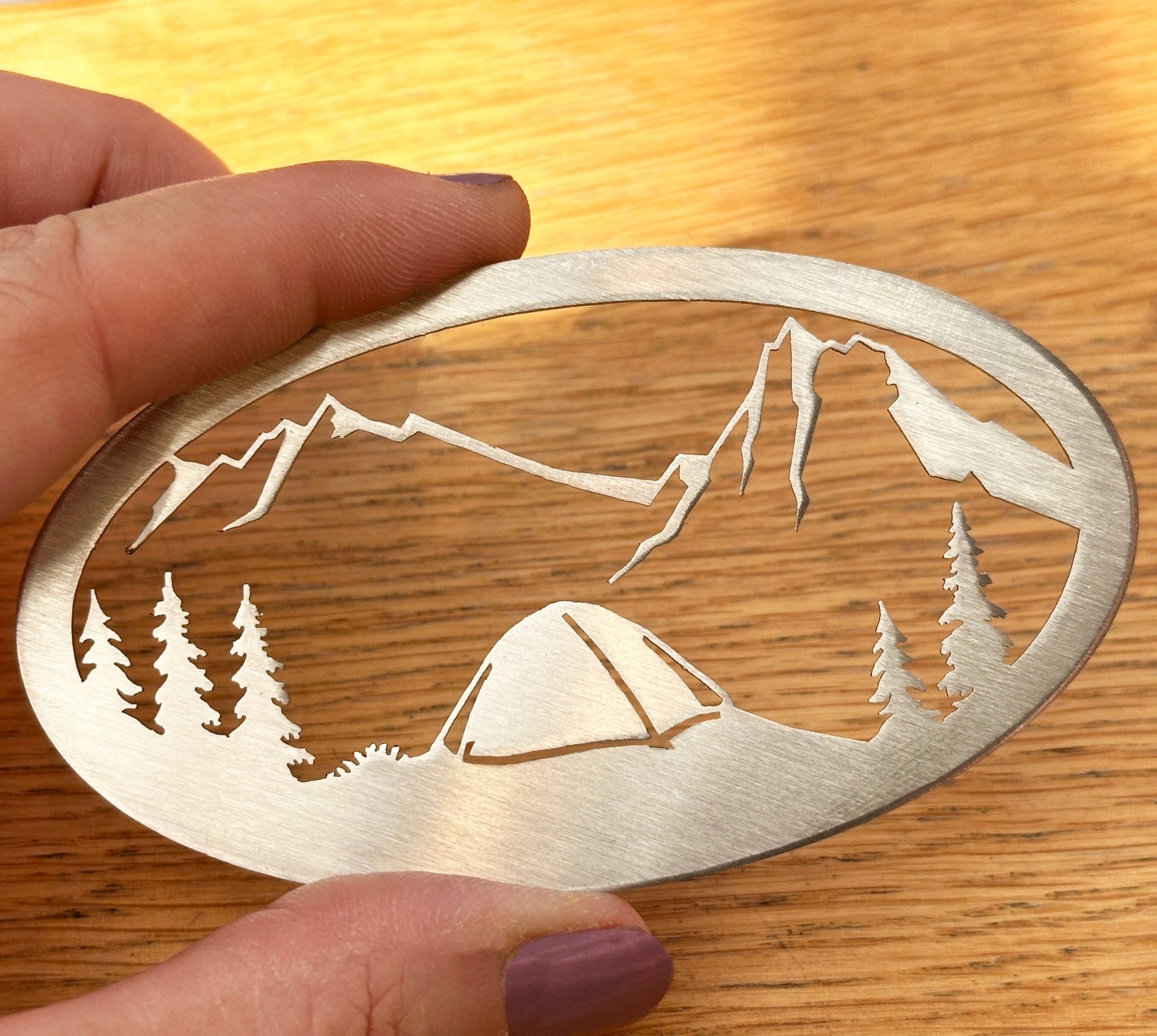 Mountain Camping Ornament - Authenticaa