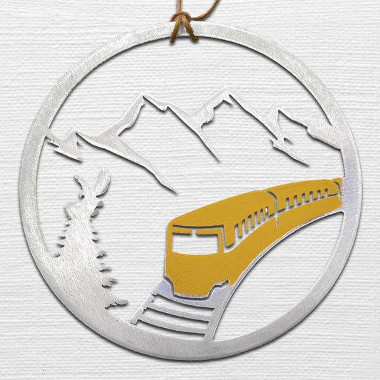 Mountain Express train Ornament - Authenticaa