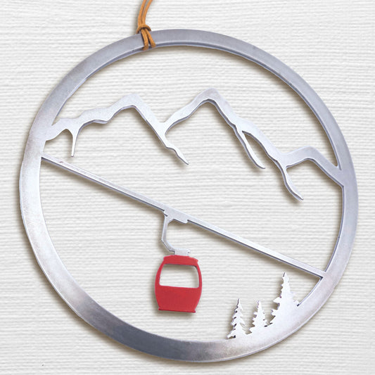 Mountain Gondola Ornament - Authenticaa