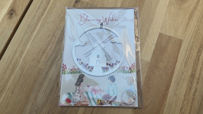 Blooming Wishes Card and Windmill Ornament