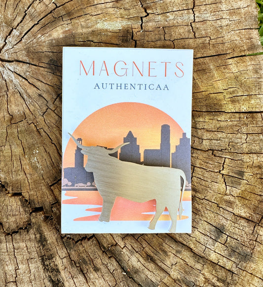 Texas Longhorn Magnet - Authenticaa