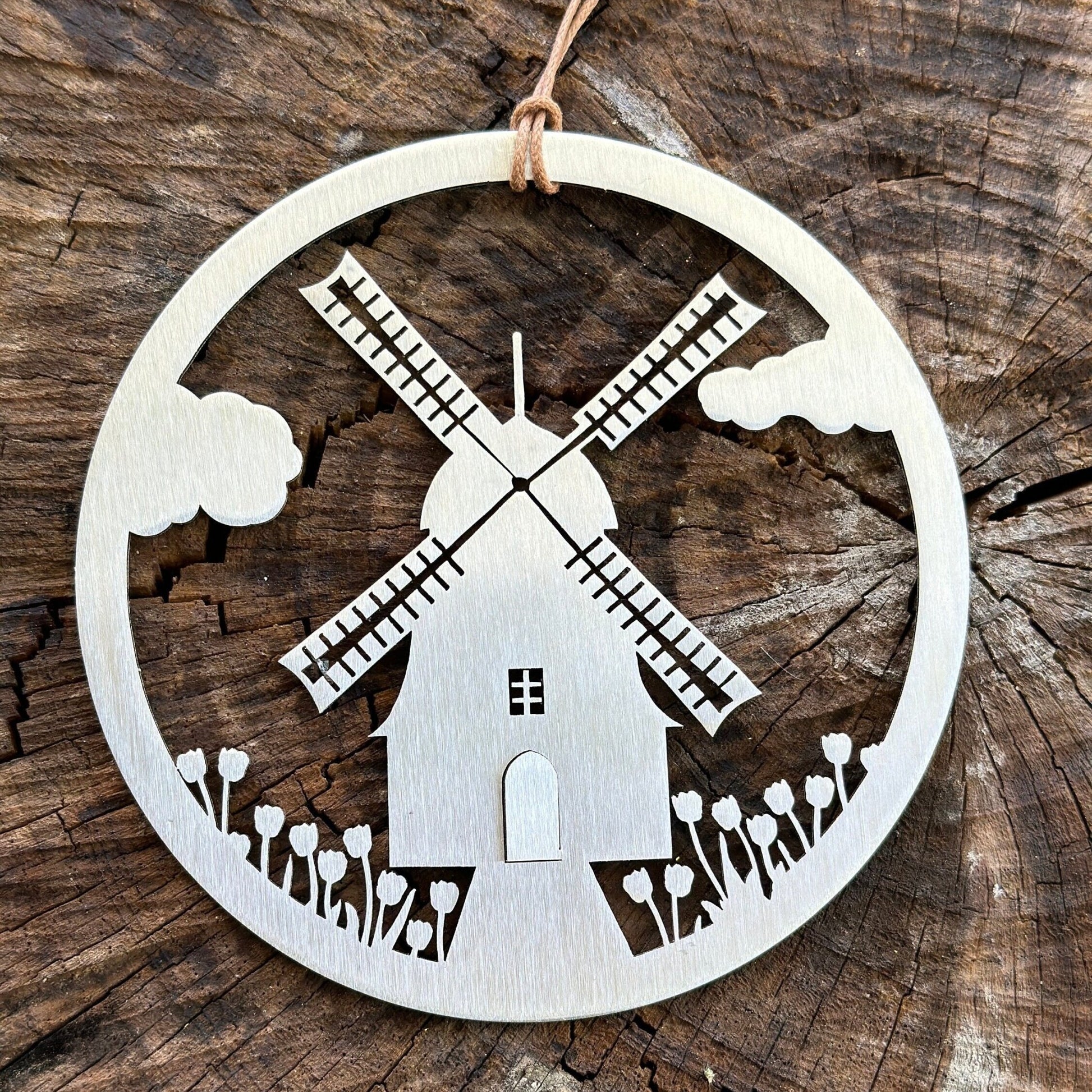 Windmill Ornament with optional greeting card - Authenticaa