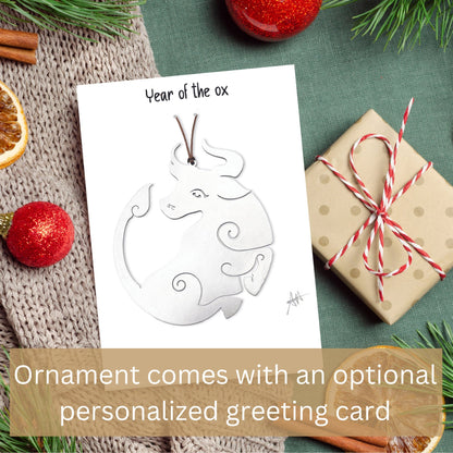 Year of the Ox ornament - Authenticaa