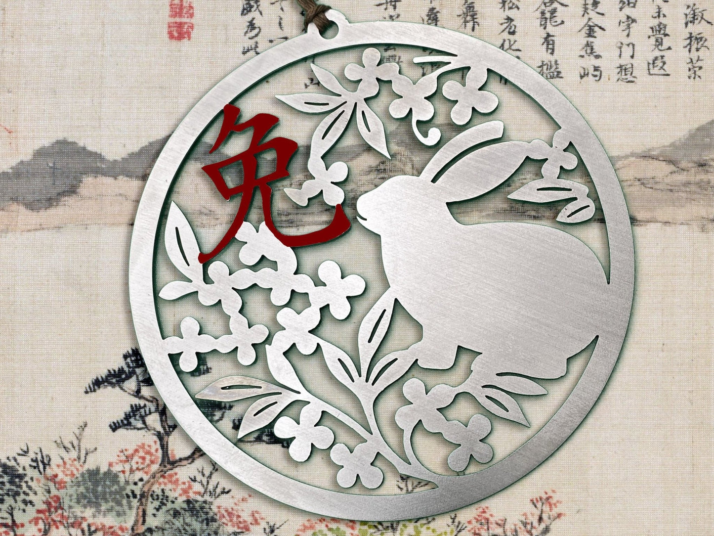 Year of the rabbit ornament - Authenticaa